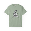 Artistic Muse T-Shirt, Creative Unisex Tee, Gift for Writers, Literary Apparel, Unique Graphic Tee, Raven Bird and Typewriter Design
