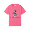 Artistic Muse T-Shirt, Creative Unisex Tee, Gift for Writers, Literary Apparel, Unique Graphic Tee, Raven Bird and Typewriter Design