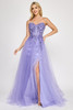 Lenovia USA 8399 Embroidered Layered Mesh Formal Prom or Homecoming Gown