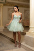 MayQueen MQ2192 Short Sparkle Tulle Homecoming Dress MayQueen MQ2192 Short Sparkle Tulle Homecoming Dress