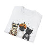 Halloween Cute Cat T-Shirt,Trick or Treat Tee, Unisex Costume Top, Fall Festive Shirt, Pet Lover Gift, Cute Halloween Apparel