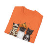 Halloween Cute Cat T-Shirt,Trick or Treat Tee, Unisex Costume Top, Fall Festive Shirt, Pet Lover Gift, Cute Halloween Apparel