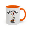 Santa's Silly Goose Coffee Mug | Funny Holiday Mug for Coffee Lovers, Christmas Gift, Family Gatherings, Unique Mug, Seasonal Decor