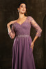 Mayqueen MQ2108 Tea Length Mother Of The Bride Dress In Chiffon And Lace