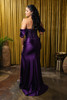 Mayqueen MQ2181 Satin Fit and Flare Prom Gown