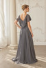 Nox Anabel MJ-132 Chiffon MOB MOG Gown With Beading And Embroidery