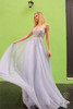 Nox Anabel 1391-Q Tulle Gown with Lace Bodice Formal Prom Gown