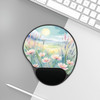 Floral Mouse Pad with Wrist Rest - Perfect for Home Office, Gifts, Workspaces, Ergonomic Comfort, Floral Decor