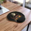 Moody Mushroom Mouse Pad with Wrist Rest, Desk Accessory, Office Decor, Gamer Gift, Autumn Vibes, Ergonomic Mouse Mat