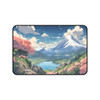 Anime Style Mountain Scene Desk Mat Mouse Pad