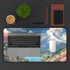 Anime Style Mountain Scene Desk Mat Mouse Pad