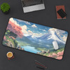 Anime Style Mountain Scene Desk Mat Mouse Pad