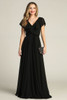 Chicas C2403 Chiffon Bridesmaids Dress With Ruffle Sleeves