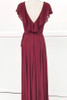 Chicas C2403 Chiffon Bridesmaids Dress With Ruffle Sleeves