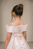 Cinderella Couture 9188 Tea Length Flower Girl Dress In Dupioni Silk