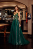 Nox Anabel G1795 Long Tulle Prom Gown With Embroidery