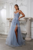 MayQueen 2220 Long Lace and Tulle Prom or Evening Gown