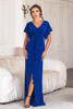 Lenovia 8376 Stretch Jersey Drape Sleeve Bridesmaid Dress