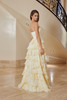 Nox Anabel T1865 Chiffon Print Layered Ruffle Prom Or Ball Gown