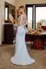 Nox Anabel C1845 Shimmer Jersey Prom Gown With Beaded Embroidery Details