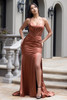 Lenovia 8455 Stretch Sateen Prom or Evening Gown With Train