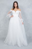 Cinderella Couture 4233 Off-The-Shoulder Lace & Illusion Wedding Gown