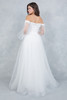 Cinderella Couture 4233 Off-The-Shoulder Lace & Illusion Wedding Gown