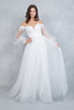 Cinderella Couture 4233 Off-The-Shoulder Lace & Illusion Wedding Gown