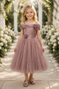 Cinderella Couture 9202 Tea Length Classic Flower Girl Dress