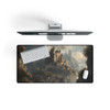 Dramatic Abandoned Castle Desk Mat Mouse Pad 31 X 15