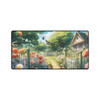 Anime Flower Garden and Butterflies Desk Mat Mouse Pad 31 X 15