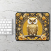 Adorable Yellow Owl Gaming Mouse Pad. Great mousepad for owl lover.