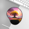 Tree of Life Rowan Tree Mouse Pad With Wrist Rest Ergonomic for Carpal Tunnel