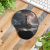 Lighthouse in the Storm Ergonomic Mouse Pad With Wrist Rest for Preventing Carpal Tunnel.