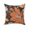 Fall Floral Pattern Decorative Throw Pillow