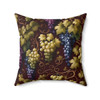 Vining Grapes Theme Decorative Throw Pillow