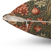 Woodland Cottagecore Floral Throw Pillow |William Morris Inspired | Decorate your living room sofa or couch with style.