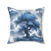 Blue Toile Inspired Accent Pillow