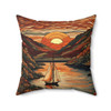Sunset Tapestry Look Pillow William Morris Inspired