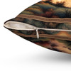 Sunset on Lake Spun Polyester Square Pillow