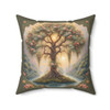 Fantasy Tree of Life Rowan Tree  Throw Pillow William Morris Inspired