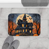 Cute Haunted House Halloween Bath Mat For Kids