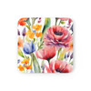 Floral Watercolor Corkwood Coaster Set Living Room Decor Glass coasters unique christmas holiday birthday housewarming gift