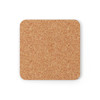 Castle in Claret Tapestry Style Toile Corkwood Coaster Set in red cream white castle living room decor glass coasters