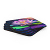 Fantasy Lotus Corkwood Coaster Set. Unique coaster in beautiful lavender, purple and green. Great for the fantasy lover in your life.