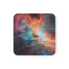 Space Nebula Corkwood Coaster Set