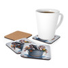 Baby Elephant in a Bucket Corkwood Coaster Set