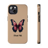 Phone Ink Butterfly Phone-Too Tough Phone Case for iPhone in 21 different sizes. Compatible with iPhone 7, 8, X, 11, 12, 13, 14 and more.