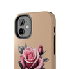 Phone Ink Pink Roses Phone-Too Tough Phone Case  for iPhone in 21 different sizes. Compatible with iPhone 7, 8, X, 11, 12, 13, 14 and more.
