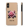 Phone Ink Pink Roses Phone-Too Tough Phone Case  for iPhone in 21 different sizes. Compatible with iPhone 7, 8, X, 11, 12, 13, 14 and more.